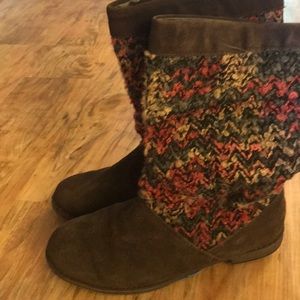 Knit Look Boots